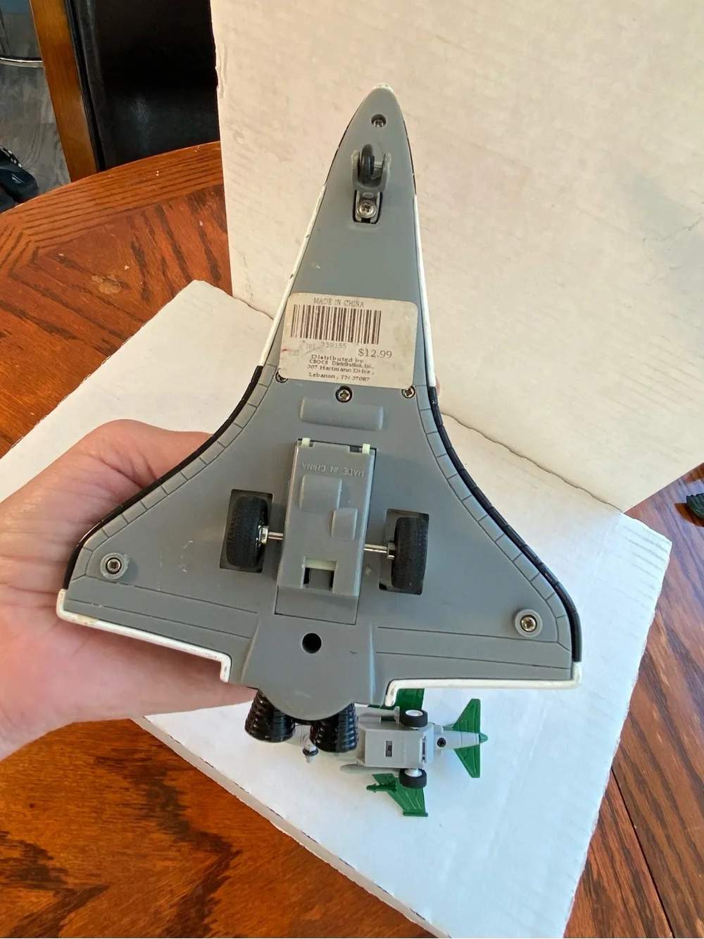 Vintage White Space Shuttle Toy - Kids Toys